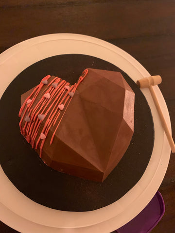 Indulge in Sweet Temptation with a Milk Chocolate Smash Heart
