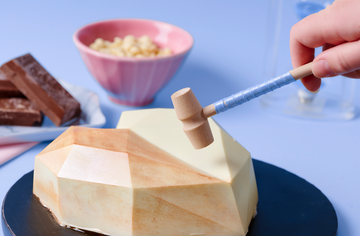 Indulge in Sweet Temptation with a White Chocolate Smash Heart